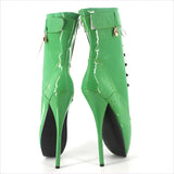 18cm Ballet Front-less Lace-up Knee-high Boots