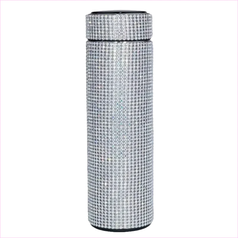 500ml Rhinestone Thermos Bottle Stainless Steel Flask for Girls