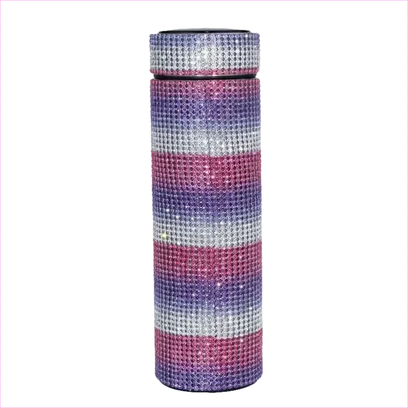500ml Rhinestone Thermos Bottle Stainless Steel Flask for Girls