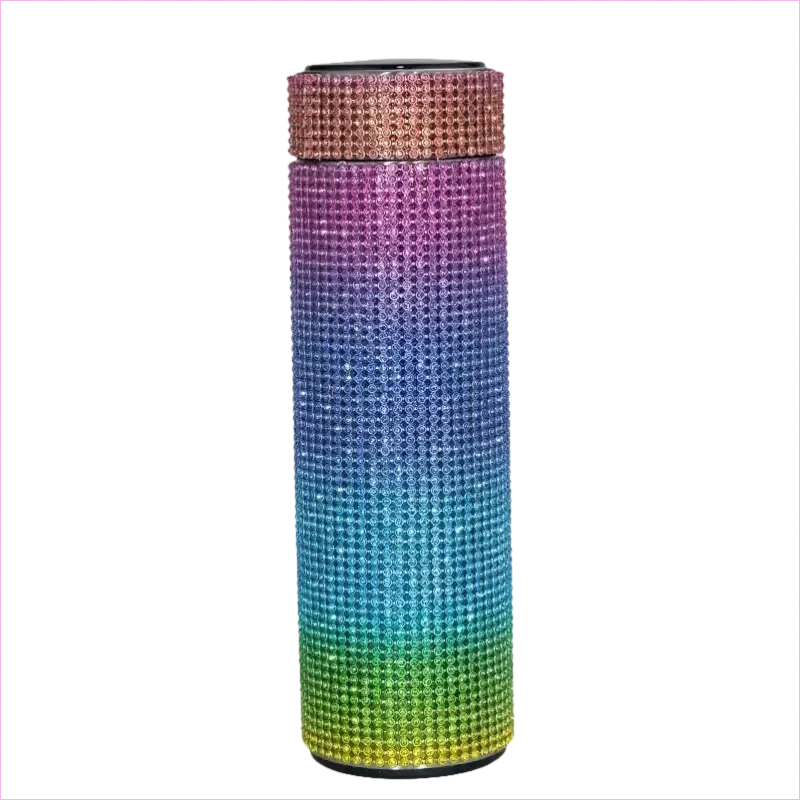 500ml Rhinestone Thermos Bottle Stainless Steel Flask for Girls