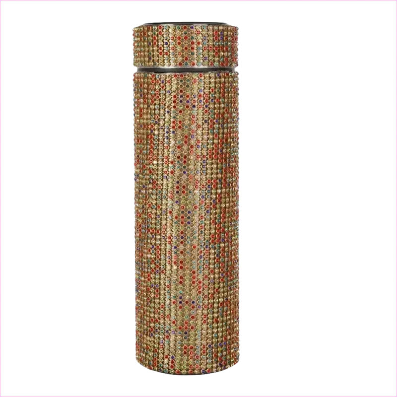500ml Rhinestone Thermos Bottle Stainless Steel Flask for Girls