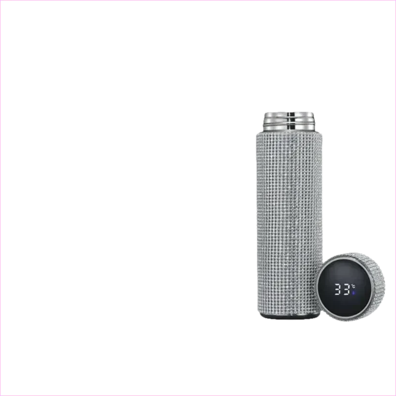 500ml Rhinestone Thermos Bottle Stainless Steel Flask for Girls