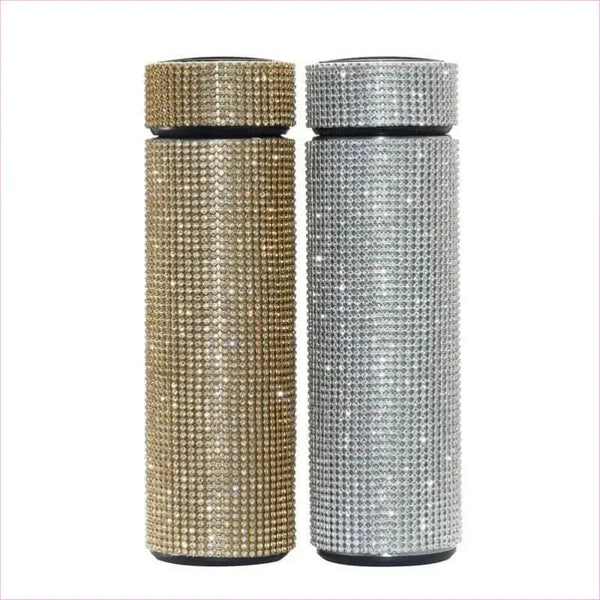 500ml Rhinestone Thermos Bottle Stainless Steel Flask for Girls