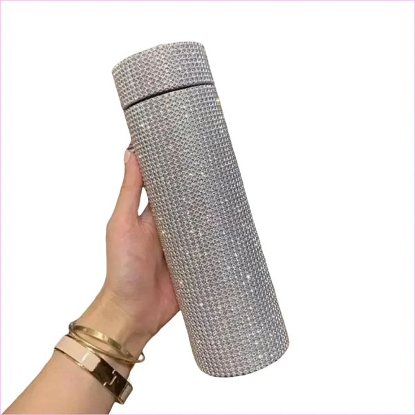 500ml Rhinestone Thermos Bottle Stainless Steel Flask for Girls