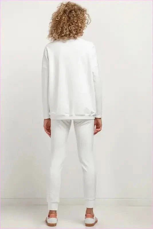 Adjacent Knit Sweatpants Unique Style