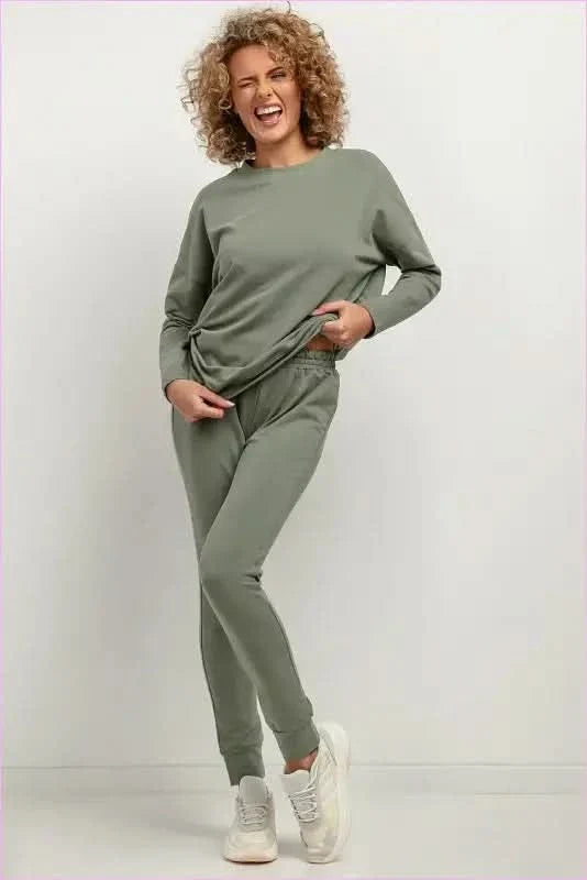 Adjacent Knit Sweatpants Unique Style