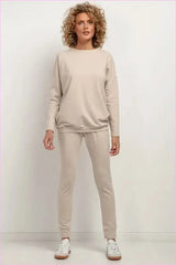 Adjacent Knit Sweatpants Unique Style