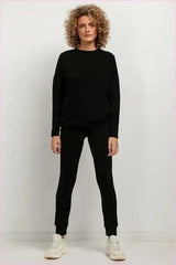 Adjacent Knit Sweatpants Unique Style