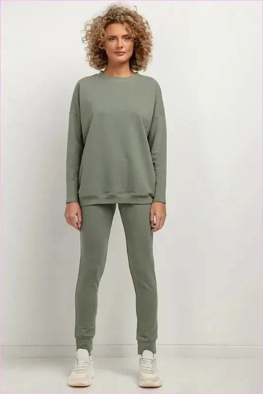 Adjacent Knit Sweatpants Unique Style