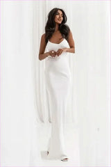 Adjustable Strap Backless Dress Unique Style Fashion