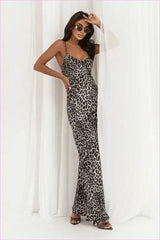 Adjustable Strap Backless Dress Unique Style Fashion