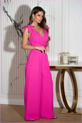 Airy Wide Leg Jumpsuit Unique Style Fashion