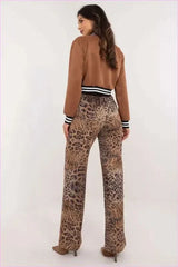 Animal Print Trousers Unique Style Fashion