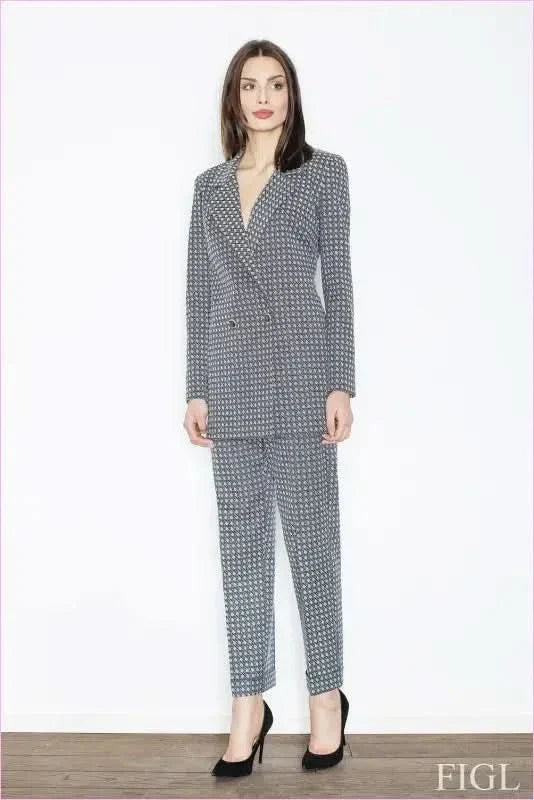 Ankle Grazing Trousers Unique Fashion Style