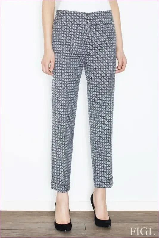 Ankle Grazing Trousers Unique Fashion Style