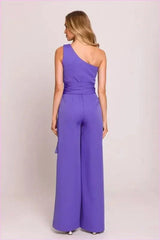 Asymmetrical Jumpsuit Unique Fashion Style