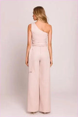 Asymmetrical Jumpsuit Unique Fashion Style
