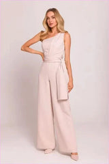 Asymmetrical Jumpsuit Unique Fashion Style