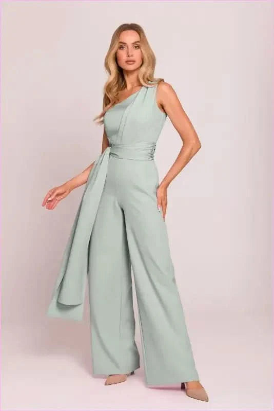 Asymmetrical Jumpsuit Unique Fashion Style