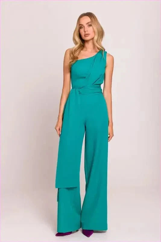 Asymmetrical Jumpsuit Unique Fashion Style