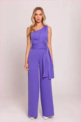 Asymmetrical Jumpsuit Unique Fashion Style