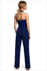 Asymmetrical Occasion Jumpsuit Unique Fashion Style
