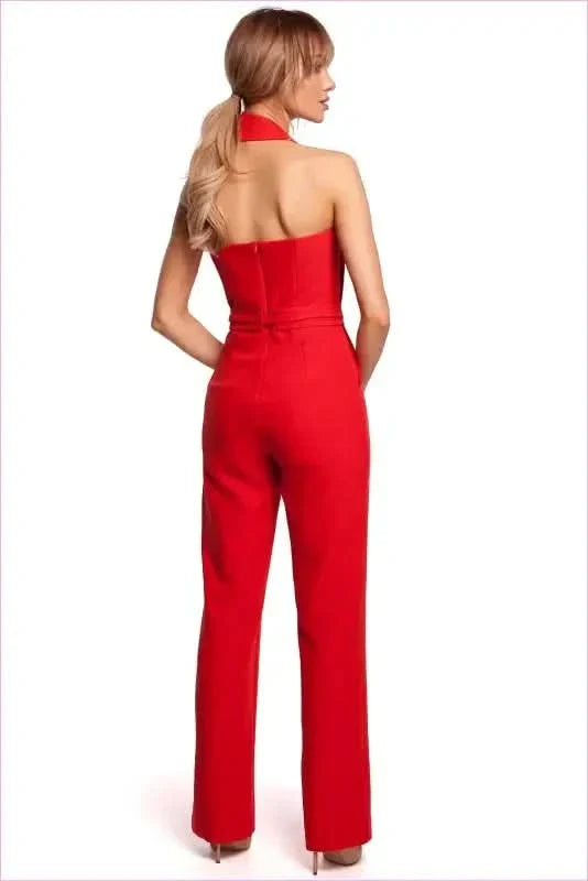 Asymmetrical Occasion Jumpsuit Unique Fashion Style