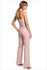 Asymmetrical Occasion Jumpsuit Unique Fashion Style