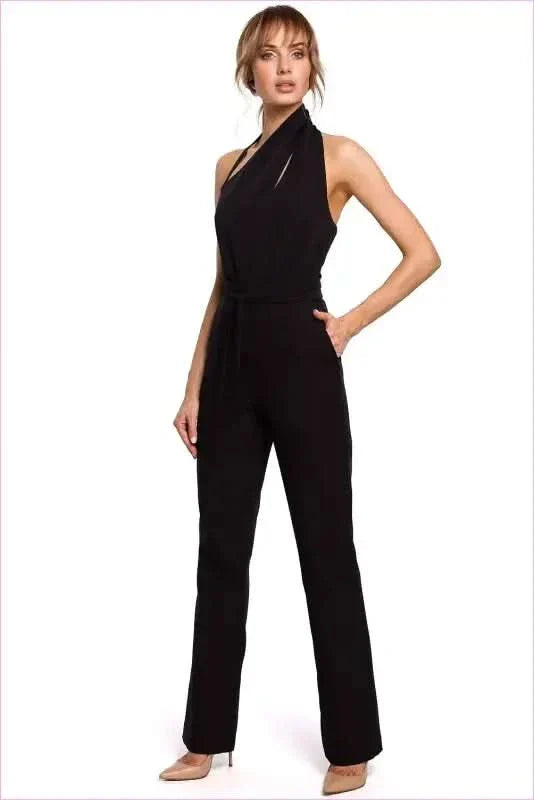 Asymmetrical Occasion Jumpsuit Unique Fashion Style