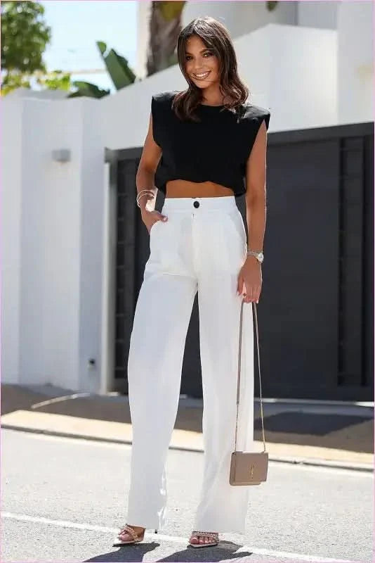 Bahari Pants Classic Style Fashion Sewn