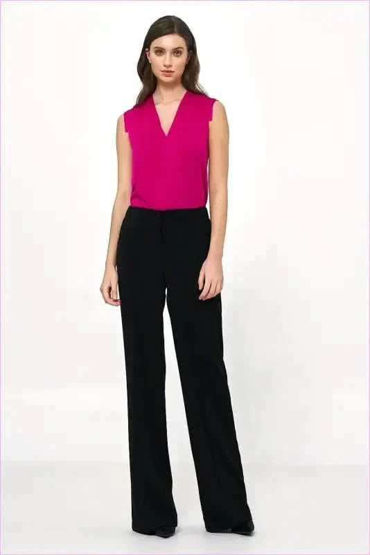 Beige Loose Pants Unique Style Fashion