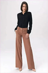 Black Palazzo Trousers Unique Fashion Style