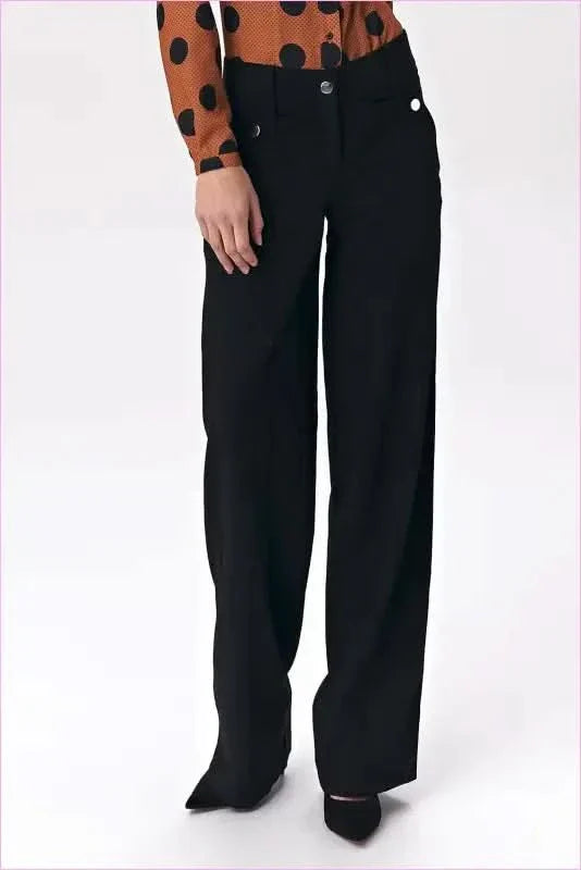 Black Palazzo Trousers Unique Fashion Style