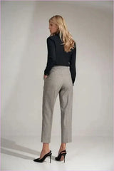 Black Pleated Trousers Unique Style Fashion