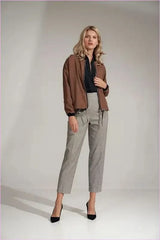 Black Pleated Trousers Unique Style Fashion