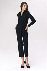 Black Women's Suit Unique Office Style Fashion