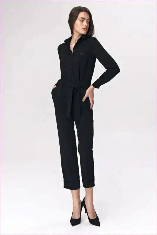 Black Women's Suit Unique Office Style Fashion