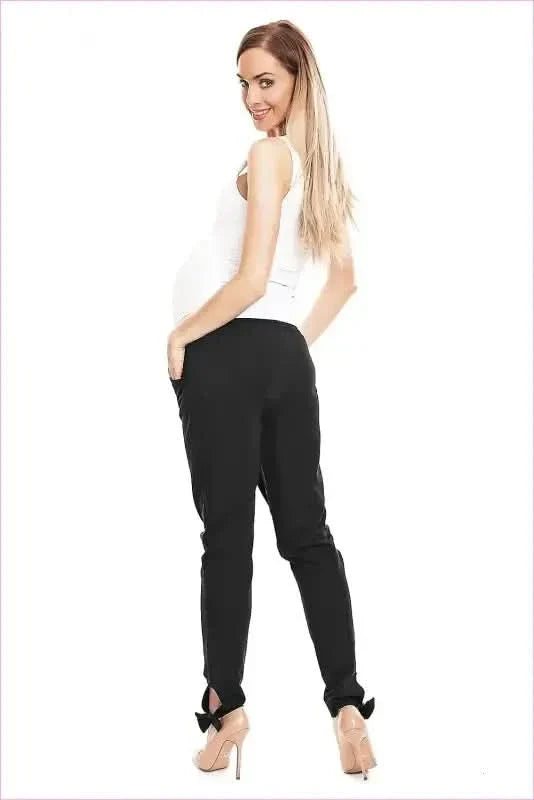 Bow Detail Maternity Sweatpants for Unique Style