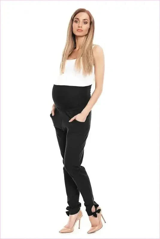 Bow Detail Maternity Sweatpants for Unique Style