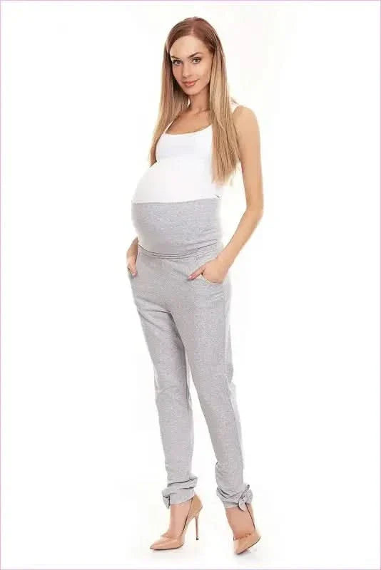 Bow Detail Maternity Sweatpants for Unique Style