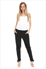 Bow Detail Maternity Sweatpants for Unique Style