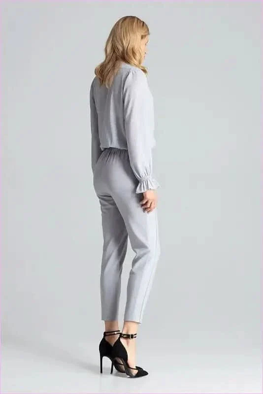 Brocade Stripe Black Trousers Unique Fashion Style