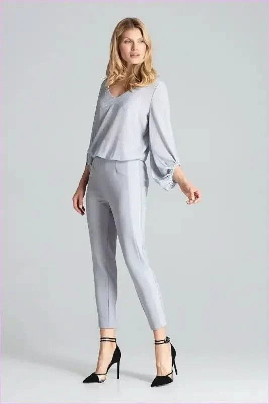 Brocade Stripe Black Trousers Unique Fashion Style