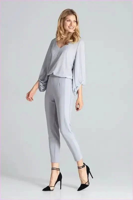 Brocade Stripe Black Trousers Unique Fashion Style