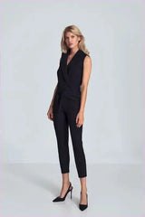 Brown Sleeveless Bodysuit Unique Fashion Style