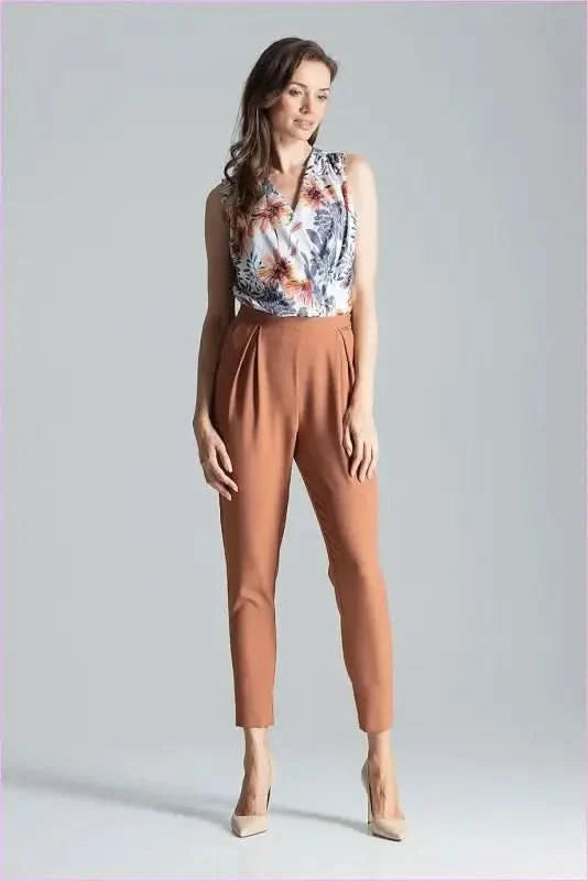 Burgundy Pleated Trousers Unique Style