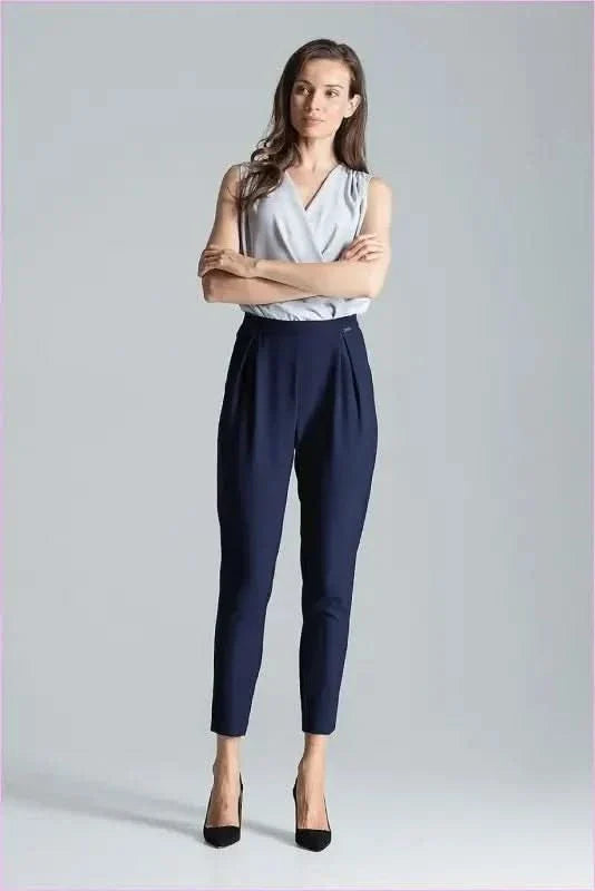 Burgundy Pleated Trousers Unique Style