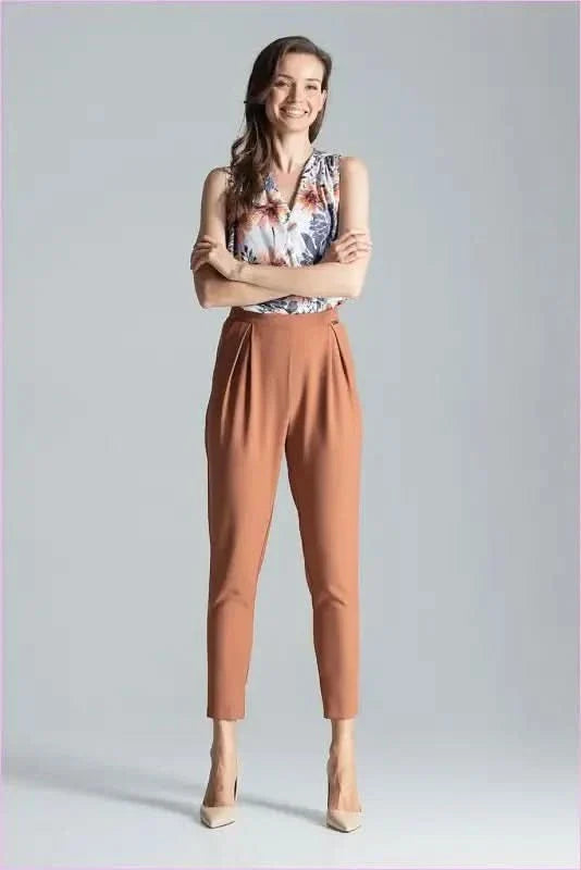 Burgundy Pleated Trousers Unique Style