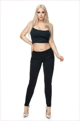Button Trim Trousers Unique Style Fashion Pants