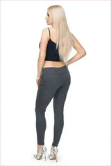 Button Trim Trousers Unique Style Fashion Pants